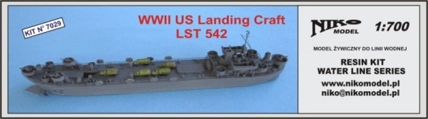 7029 LST-1級戦車揚陸艦 LST-542|第二次大戦の艦船モデル|艦船