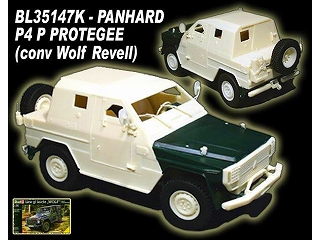 35147K フランス軍パナード P4 Pプロテクテッド(Revell Wolfコンバージョン)|AFV用パーツ|AFV
