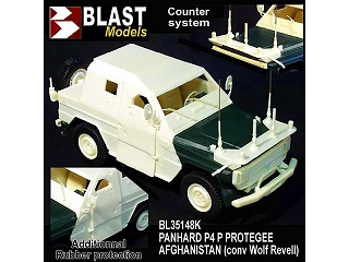 35148K フランス軍パナード P4 P プロテクテッド アフガニスタン (Revell Wolfコンバージョン)|AFV用パーツ|AFV
