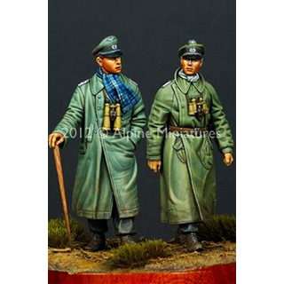 1/6 ミリタリーフィギュア ドイツ武装SS将校2体セット 35138 WWII 独 