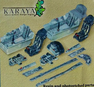 U4804 ミグ MiG-29UB コクピットセット|飛行機用パーツ|飛行機