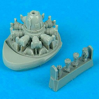 72042 P-47 サンダーボルト エンジン アカデミー用|飛行機用パーツ|飛行機