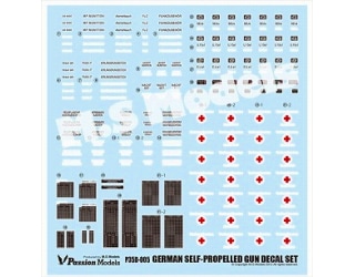 再入荷】35D-005 WWII ドイツ軍 野砲/自走砲用デカールセット