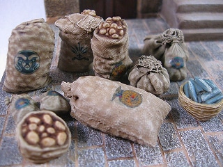 35148 ジャガイモ/野菜入れのサック(12ヶセット)|建物／情景用パーツ|フィギュア