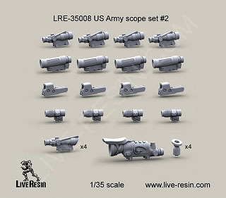 LRE-35008 アメリカ陸軍 スコープセット #2|大戦後のAFVモデル|AFV