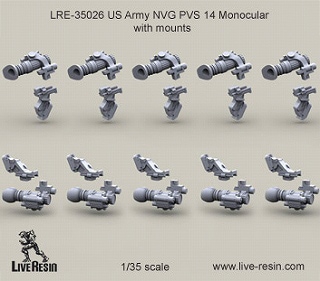 LRE-35026 アメリカ陸軍 NVG PVS 14 ナイトビジョン&マウント | ライブ