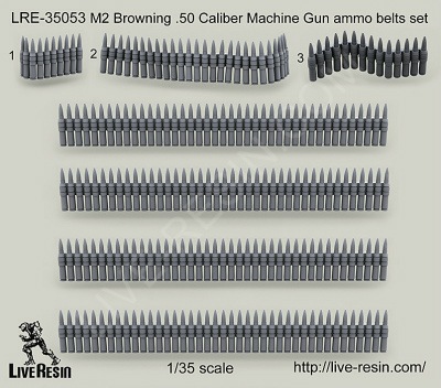 LRE-35053 M2 Browning .50 Caliber Machine Gun ammo belts set|AFV用パーツ|AFV