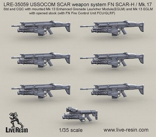 LRE-35059 FN SCAR-H Mk.17 CQC&スタンダード Mk.13 EGLM グレネード