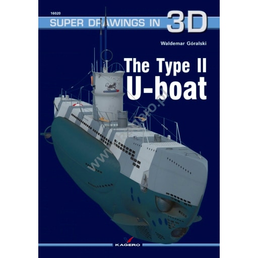 SUPER DRAWINGS IN 3D 16020 ドイツ海軍 Uボート タイプII | カゲロウ