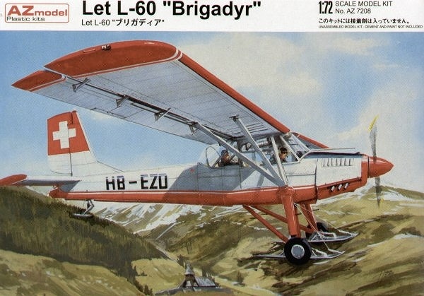 AZ7208 Let L-60 ブリガディア 民間型|大戦後の飛行機モデル|飛行機