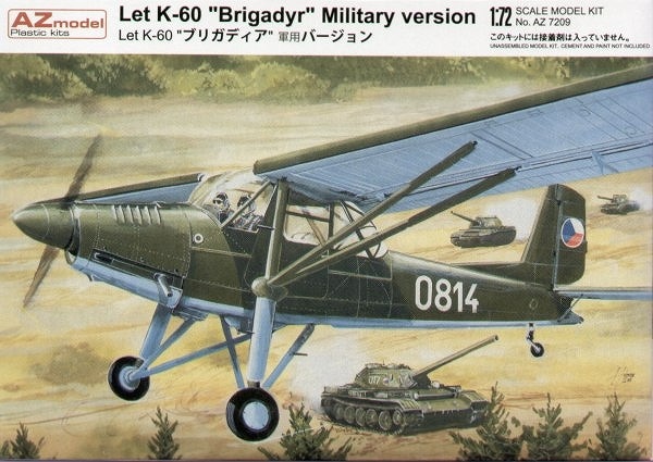 AZ7209 Let K-60 ブリガディア 軍用型|大戦後の飛行機モデル|飛行機