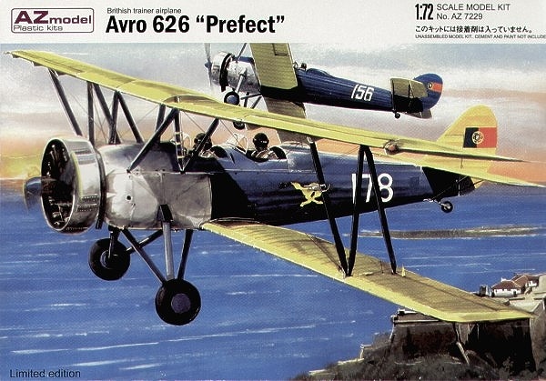 AZ7229 アブロ 626 プリフェクト|第二次大戦の飛行機モデル|飛行機