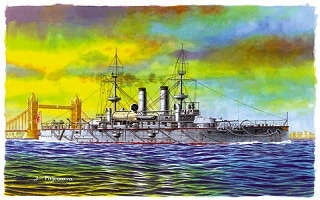 SMP-011 日本海軍 戦艦 八島|第一次大戦以前の艦船モデル|艦船