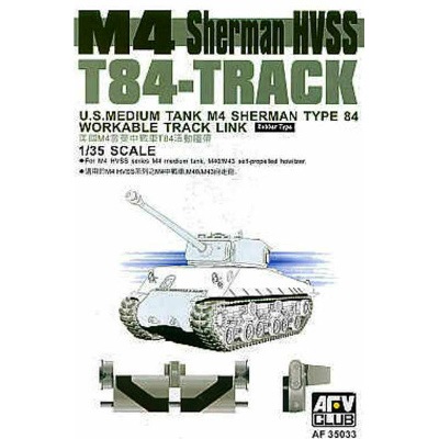 AF35033 M4シャーマン系戦車用 T-84型ラバーキャタピラ|AFV用パーツ|AFV