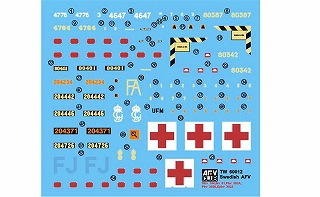 TW60012 スウェーデン陸軍 Strv.104/Ikv91/Pbv302A/Pbv3026/Epbv3022用|AFV用デカール|AFV