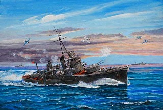 W135 日本海軍 白露型駆逐艦 白露|第二次大戦の艦船モデル|艦船