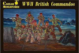 073 WWII イギリス コマンド | シーザーミニチュアズ Caesar