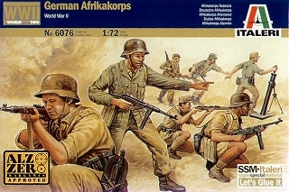 6076 WWII ドイツアフリカ軍団 | イタレリ ITALERI | フィギュア,第二