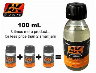 AK047 専用溶剤 徳用ビン | AKインタラクティブ AK interactive