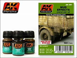 AK061 マッド塗装セット|塗料|ツール＆マテリアル