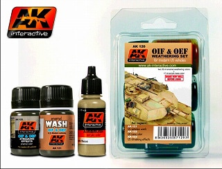 AK120 現用米軍 OIF&OEF ウェザリングセット|塗料|ツール＆マテリアル
