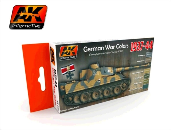 AK560 ドイツ戦車塗装色 1937-44 6色セット | AKインタラクティブ AK
