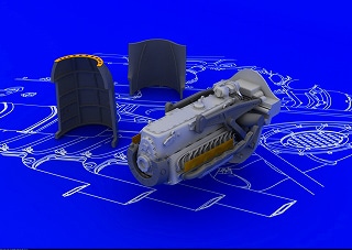 ブラッシン672005 Bf110用 ダイムラーベンツ DB601A/N 液冷エンジン|飛行機用パーツ|飛行機