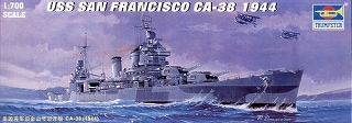 05747 ニュー・オリンズ級重巡洋艦 CA-38 サンフランシスコ 1944|第二次大戦の艦船モデル|艦船