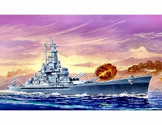 05761 米国海軍 サウス・ダコタ級戦艦 BB-59 マサチューセッツ|第二次大戦の艦船モデル|艦船