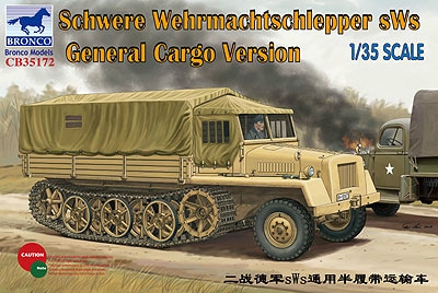 CB35172 独 sWS ハーフトラック牽引車 カーゴタイプ | ブロンコ