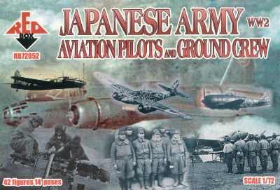 72052 WWII 日本陸軍航空隊 パイロットと整備兵|第二次大戦のフィギュア|フィギュア