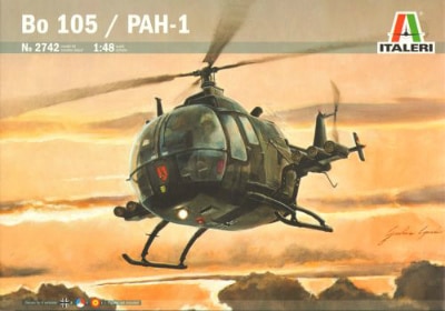 神戸機工　MBB BO105 ヘリコプター　希少　レア　入手困難　コレクター 2742 MBB Bo105/PAH-1 | イタレリ ITALERI | 飛行機,ヘリコプター