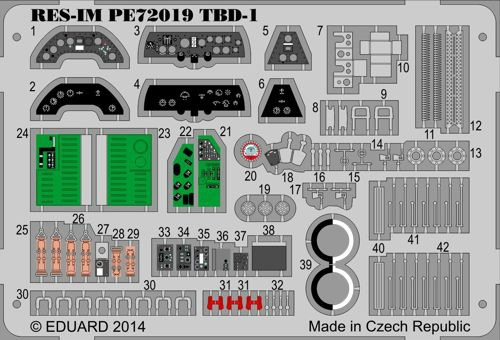 PE72019 TBD-1 デバステーター|飛行機用パーツ|飛行機