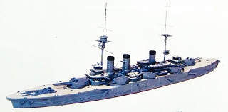 MR03 日本海軍 戦艦 安芸 1911(新造時)|第一次大戦以前の艦船モデル|艦船