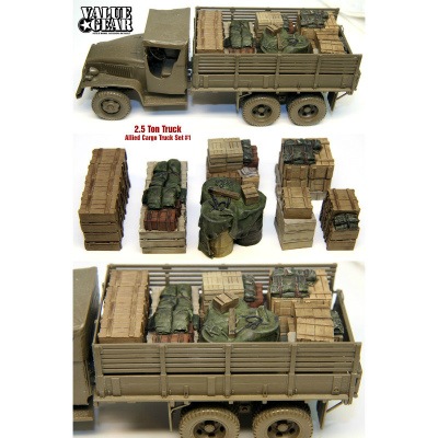 UST01 米軍 2.5トン トラック ロードセット #1|AFV用パーツ|AFV