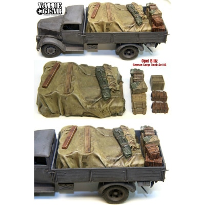GOB03 独軍 オペルブリッツ カーゴトラック積荷セット #3 | バリュー