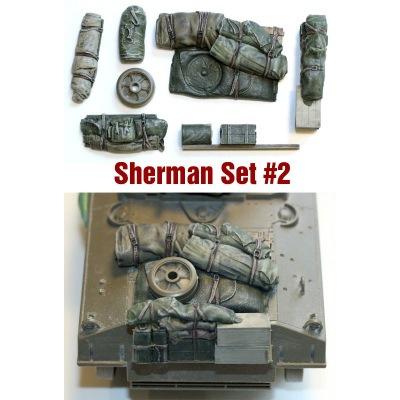 SH002 シャーマン エンジンデッキ積荷セット #2|AFV用パーツ|AFV