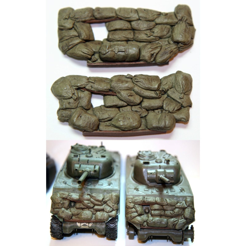 SHSB01 M4A3 シャーマン 前部土嚢セット SB1|AFV用パーツ|AFV