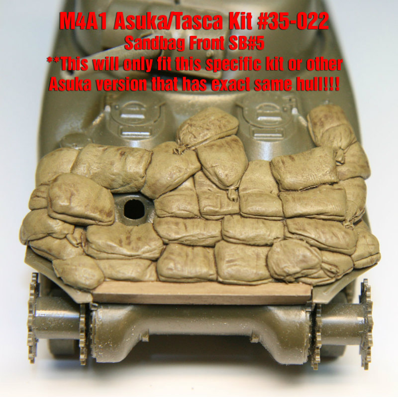 SHSB05 M4A1 シャーマン 前部土嚢セット SB5|AFV用パーツ|AFV