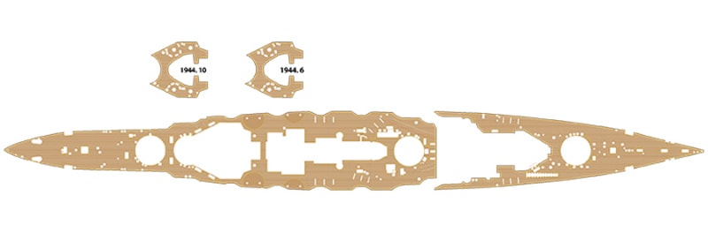 SA-70001 戦艦 榛名 木製甲板 | テトラモデルワークス TETRA Model
