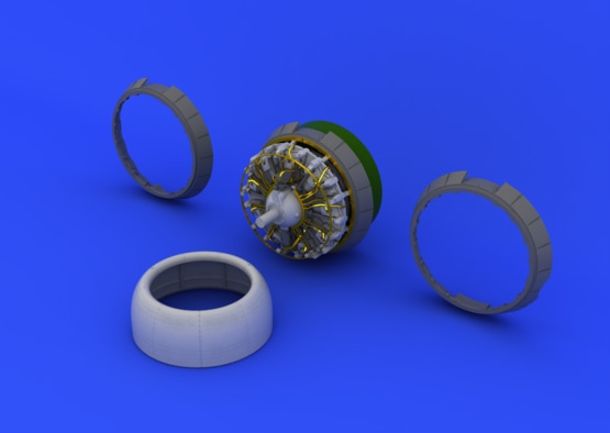 ブラッシン648191 ボーイング B-17F/G エンジン|飛行機用パーツ|飛行機