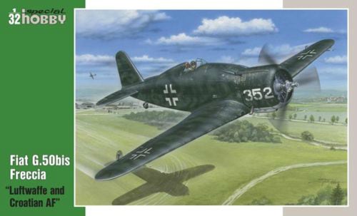 32058 フィアット G.50bis フレッチア ドイツ/クロアチア空軍|第二次大戦の飛行機モデル|飛行機