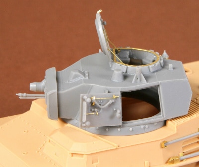 35015 トルディI(B20)砲塔 メタル砲身無し|AFV用パーツ|AFV