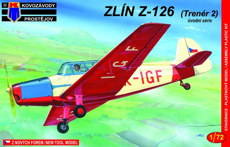 KPM0020 ズリン Z-126 複座練習機 初期|大戦後の飛行機モデル|飛行機