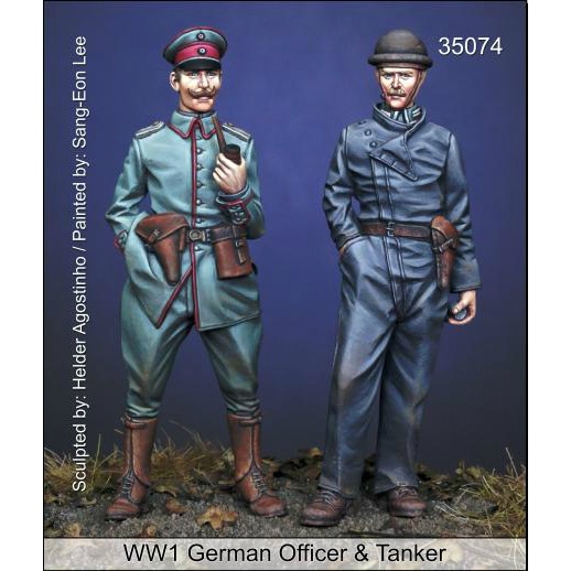 35074 WWI ドイツ将校&戦車兵(2体セット)|ヒストリカルフィギュア|フィギュア