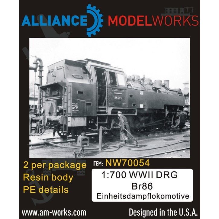 NW70054 WWII 独国営鉄道 蒸気機関車 BR86 | アライアンスモデル