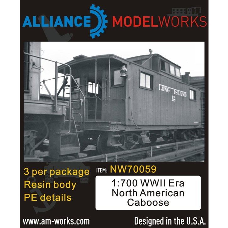 NW70059 WWII 北米 車掌車|艦船用車輌|艦船