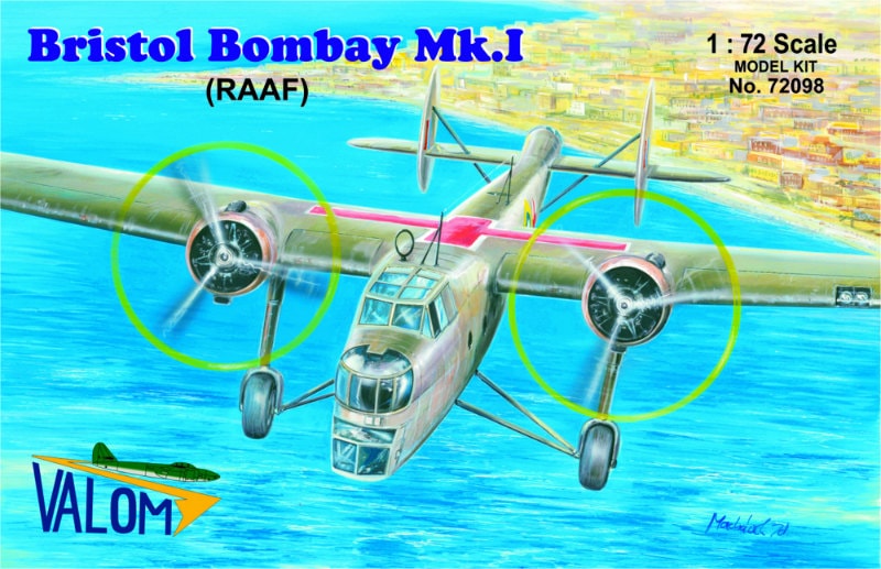 72098 ブリストル ボンベイ Mk.I オーストラリア空軍|第二次大戦の飛行機モデル|飛行機