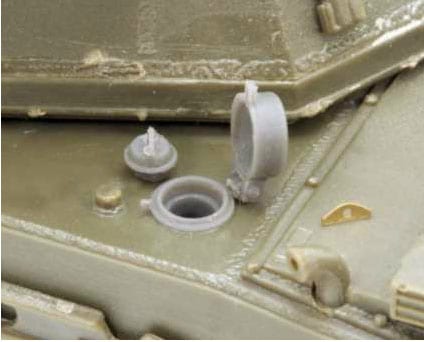 A169 現用イギリス AS90 自走榴弾砲用燃料給油口セット|AFV用パーツ|AFV