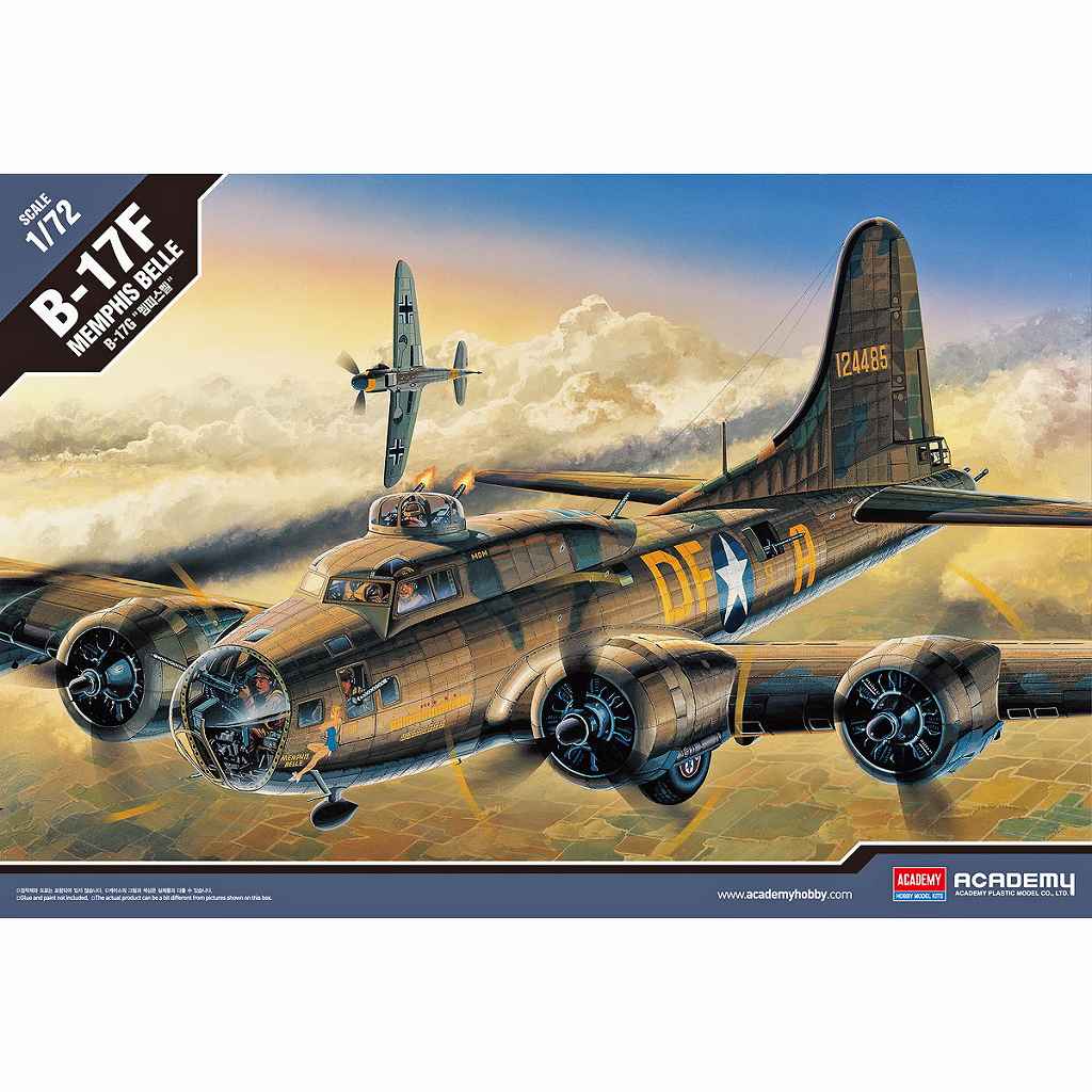 【再入荷】12495 B-17F フライング フォートレス メンフィス・ベル|第二次大戦の飛行機モデル|飛行機